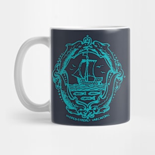 Ocean Fish Ship Porpoise Sea Creature Mug